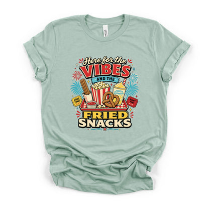 Here for the Vibes and the Fried Snacks